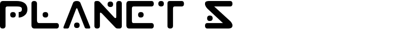Planet S Font