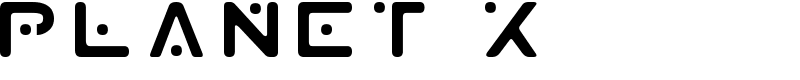 Planet X Font