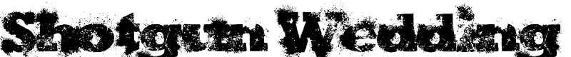 Shotgun Wedding Font