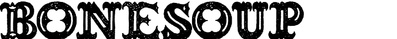 BONESOUP Font