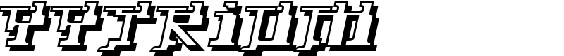 Yytrium Font