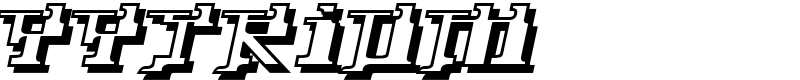 Yytrium Font