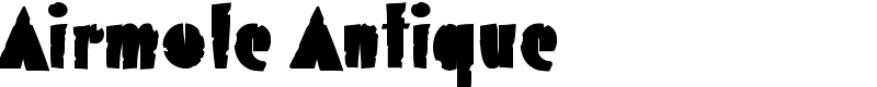 Airmole Antique Font