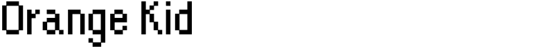 Orange Kid Font