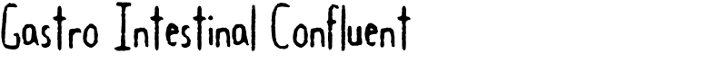 Gastro Intestinal Confluent Font