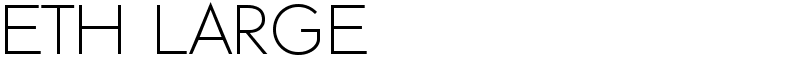 ETH Large Font