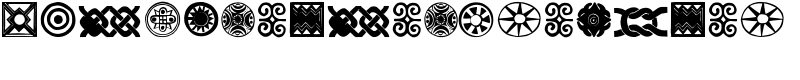 AfricanOrnamentsOne Font