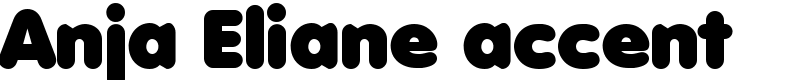 Anja Eliane accent Font