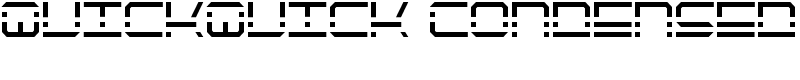 QuickQuick Condensed Font