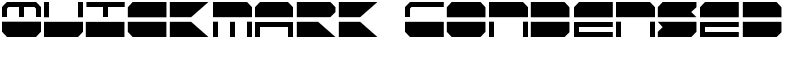 Quickmark Condensed Font