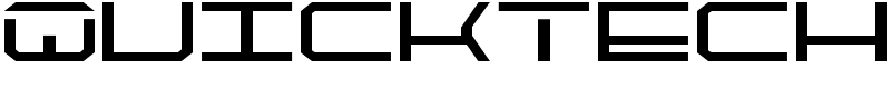 QuickTech Font