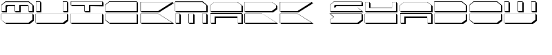 Quickmark Shadow Font