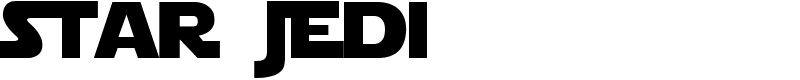 Star Jedi Font