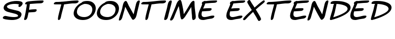 SF Toontime Extended Font