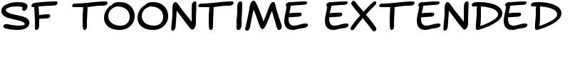 SF Toontime Extended Font