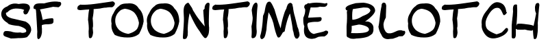 SF Toontime Blotch Font