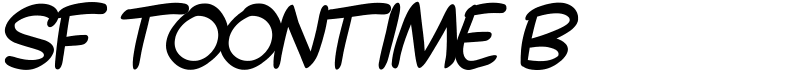 SF Toontime B Font