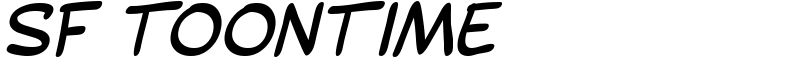 SF Toontime Font
