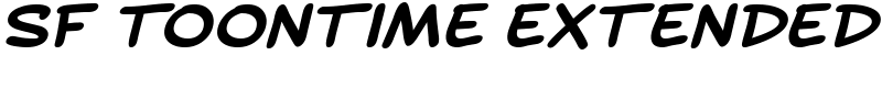 SF Toontime Extended Font