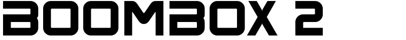 BoomBox 2 Font