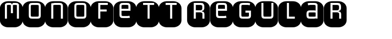Monofett regular Font