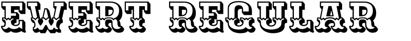 Ewert regular Font