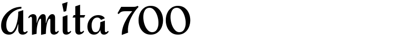 Amita 700 Font