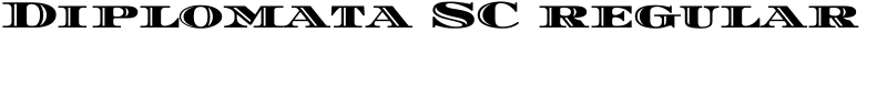 Diplomata SC regular Font