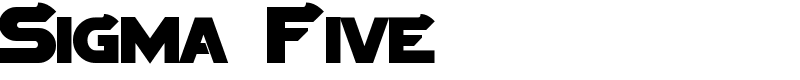 Sigma Five Font