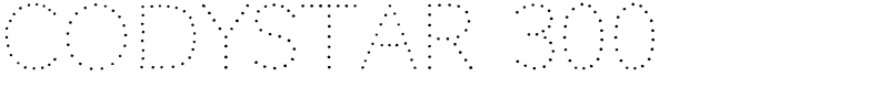 Codystar 300 Font