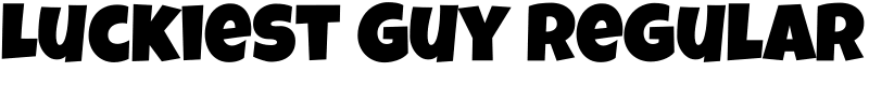 Luckiest Guy regular Font