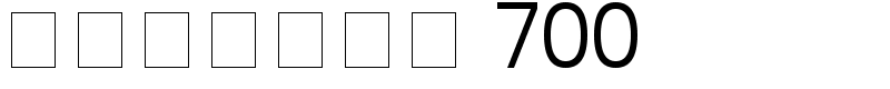 Content 700 Font