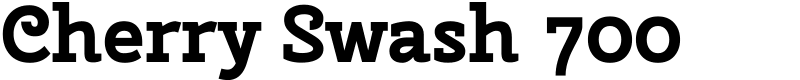 Cherry Swash 700 Font