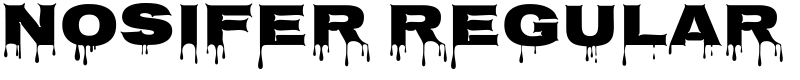 Nosifer regular Font
