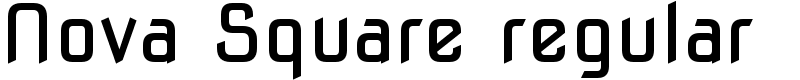 Nova Square regular Font