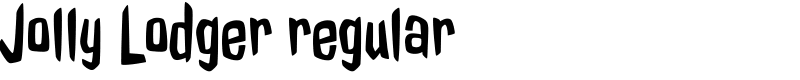 Jolly Lodger regular Font