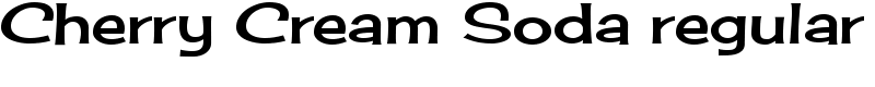 Cherry Cream Soda regular Font