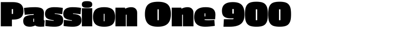 Passion One 900 Font