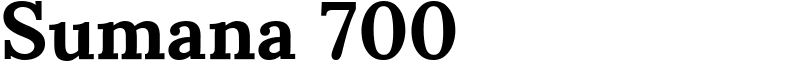Sumana 700 Font