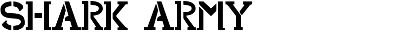 Shark Army Font