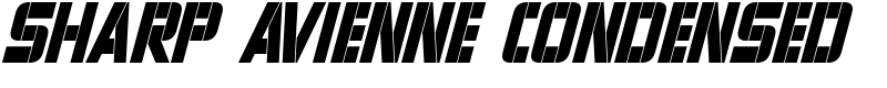 Sharp Avienne Condensed Font