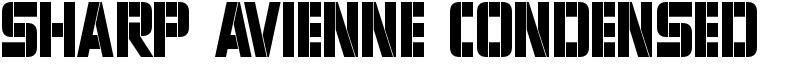 Sharp Avienne Condensed Font