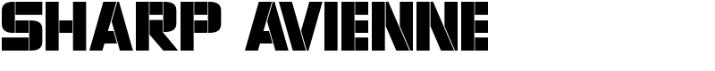 Sharp Avienne Font
