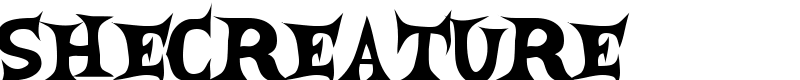 SheCreature Font