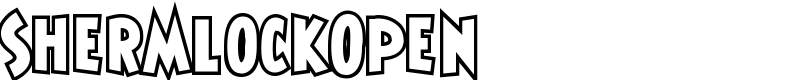 ShermlockOpen Font