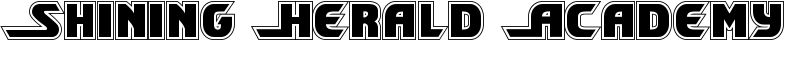 Shining Herald Academy Font