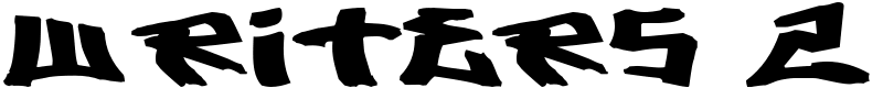 Writers 2 Font
