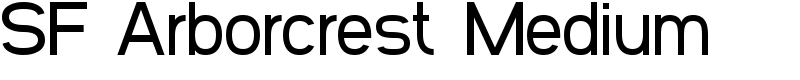 SF Arborcrest Medium Font