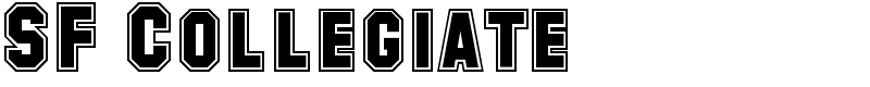 SF Collegiate Font