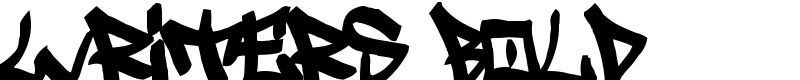 Writers bold Font